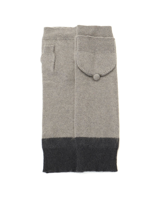 CASHMERE COLOR BLOCKING ARM WARMER