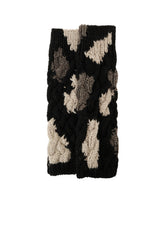 ANIMAL PATTERN HAND-KNIT ARM WARMER