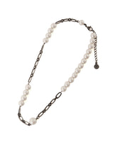 PEARL AND CHAIN CHOKER