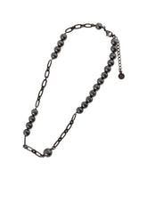 PEARL AND CHAIN CHOKER