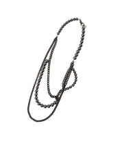 PEARL AND CHAIN NECKLACE