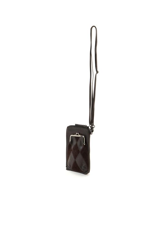 COW LEATHER ZIP PURSE