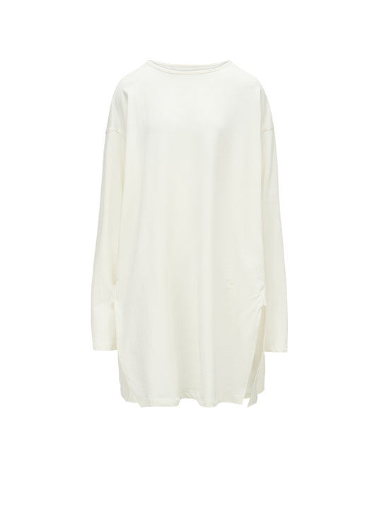 COTTON INLAY PULLOVER