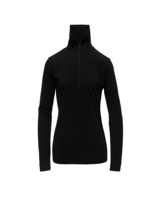 TA/PE DRY ZIP-UP HIGH NECK PULLOVER