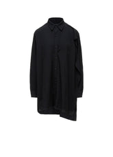 TA/PE CREPE DE CHINE FRONT DOUBLE CLOTH BLOUSE