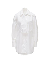 100/2 COTTON BROAD BOW COLLAR SHIRT