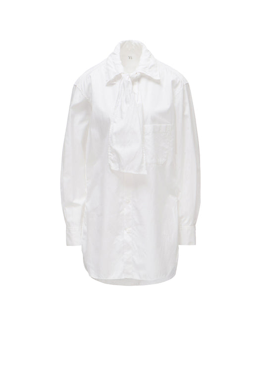 100/2 COTTON BROAD BOW COLLAR SHIRT