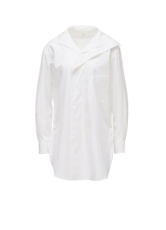 100/2 COTTON BROAD SAILOR COLLAR SHIRT