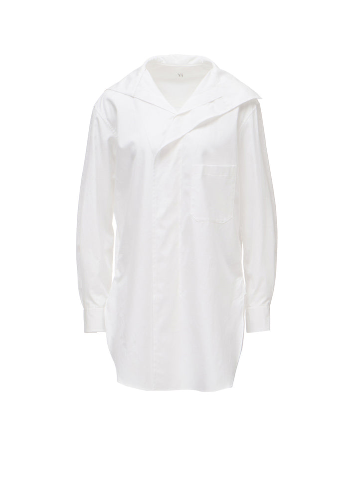 100/2 COTTON BROAD SAILOR COLLAR SHIRT