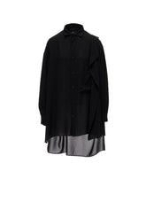 TA/PE GEORGETTE DOUBLE-LAYER BLOUSE