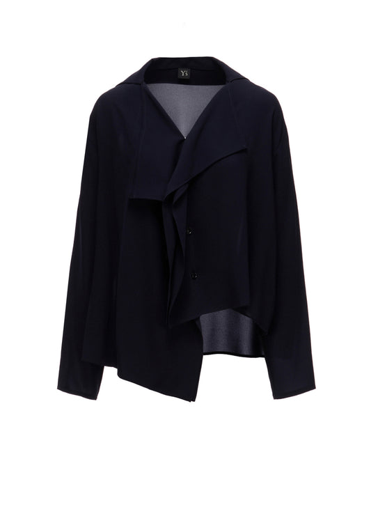 TA/PE GEORGETTE DRAPE BLOUSE