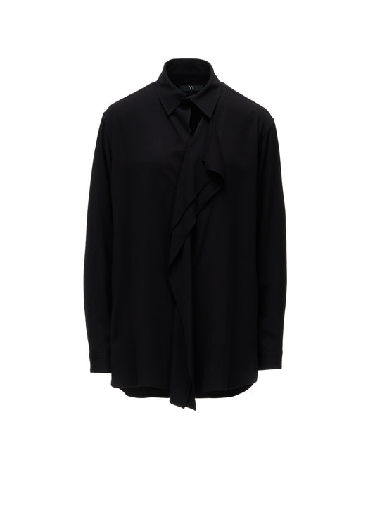 VISCOSE/TRIACETATE BLEND LEFT FRONT CLOTH BLOUSE