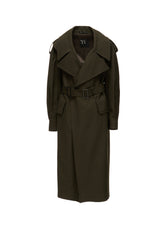 OLD MILITARY SERGE MOTO COAT