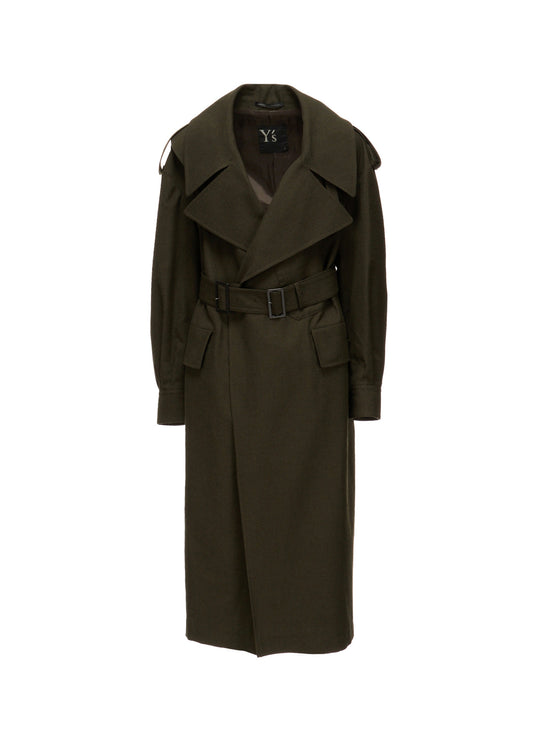 OLD MILITARY SERGE MOTO COAT