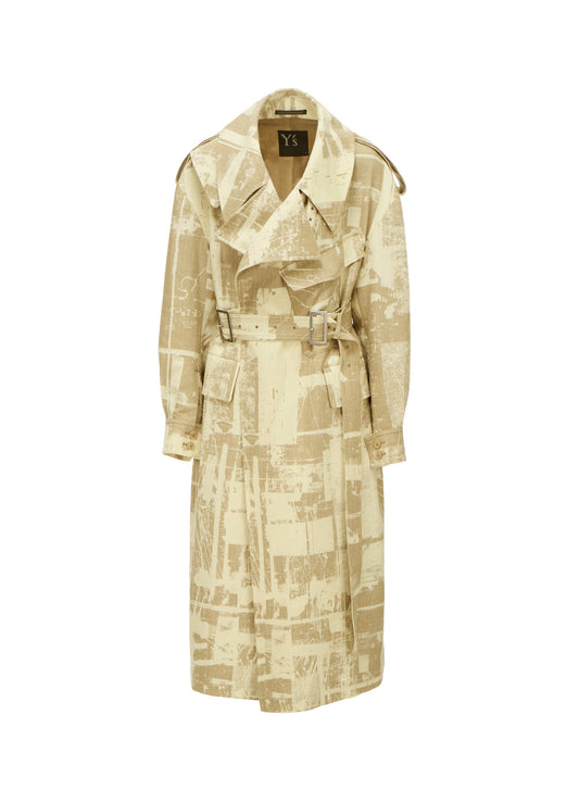 WOOL BLEND HERRINGBONE MOTO COAT
