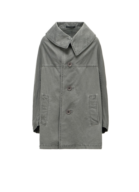 COTTON CHINO CLOTH SHORT COAT