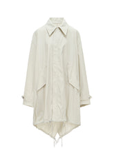 NY/ TASLAN OXFORD BACK TIERED COAT