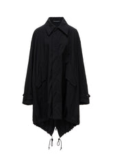 NY/ TASLAN OXFORD BACK TIERED COAT