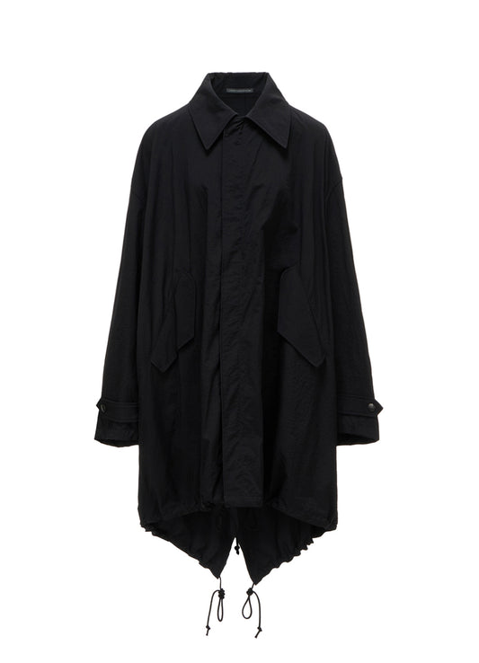 NY/ TASLAN OXFORD BACK TIERED COAT