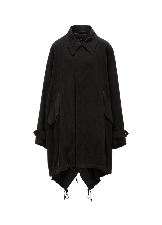 COTTON SUEDE MODS COAT