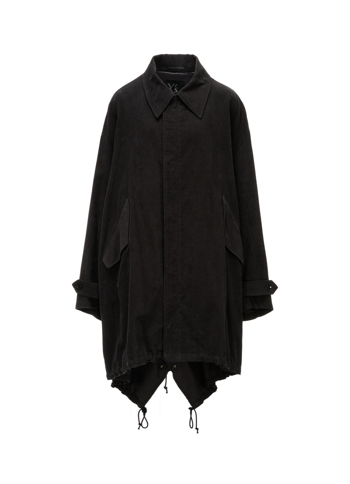 COTTON SUEDE MODS COAT