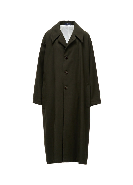 VINTAGE MILITARY SERGE GATHERED COAT