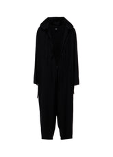 VISCOSE/TRIACETATE BLEND HOODIE OVERALLS