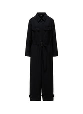 WOOL GABARDINE MILITARY OVERALLS