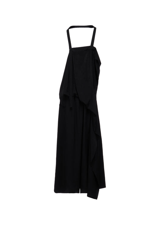 TA/PE CREPE DE CHINE APRON DRESS