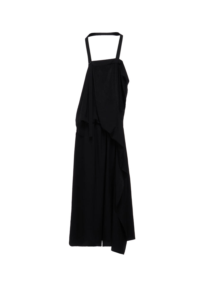 TA/PE CREPE DE CHINE APRON DRESS