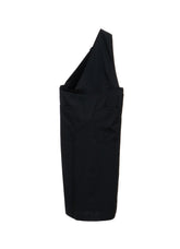 WOOL GABARDINE APRON DRESS