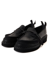 VINTAGE LEATHER ZIP LOAFERS