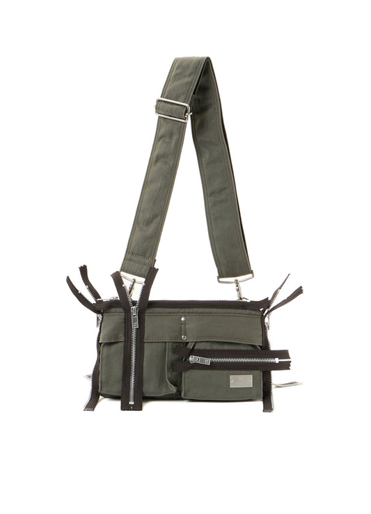 VINTAGE NYLON ZIP MINI SHOULDER BAG