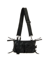 VINTAGE LEATHER ZIP MINI SHOULDER BAG