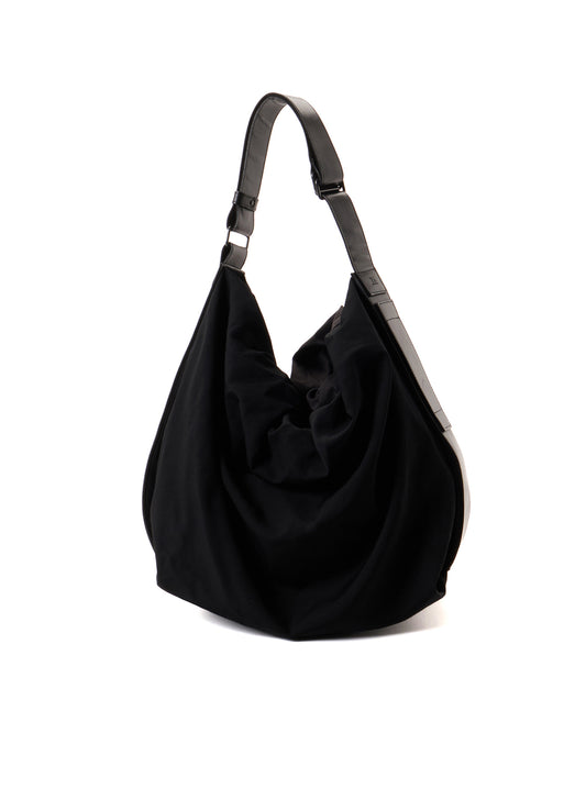 HARD TWISTED WOOL GABARDINE PURSE BAG