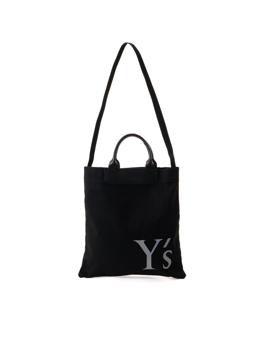 COTTON CANVAS Y'S LOGO BAG
