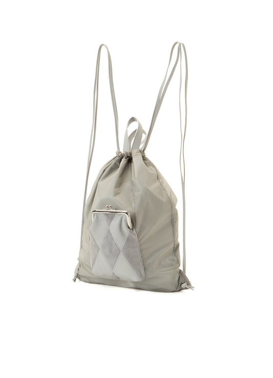 COW LEATHER / NYLON KNAPSACK