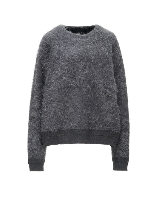 MOHAIR SHAGGY KNIT PULLOVER
