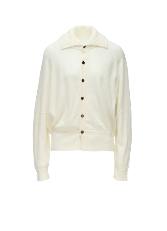 WOOL INTARSIA Y's LOGO CARDIGAN