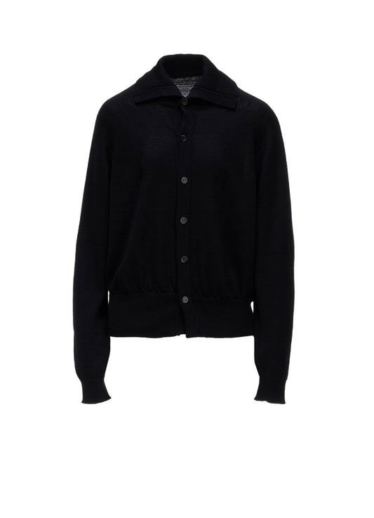 WOOL INTARSIA Y's LOGO CARDIGAN