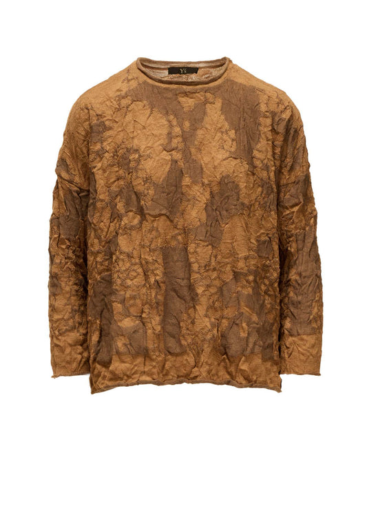 CRACKED PATTERN LINKS BIG PULLOVER