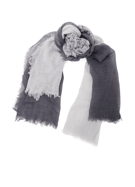 WOOL PLAIN-WEAVE CROSS STOLE
