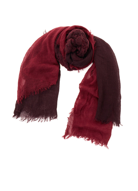 WOOL PLAIN-WEAVE CROSS STOLE