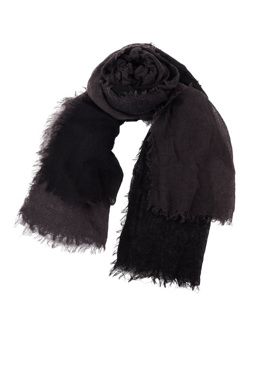 WOOL PLAIN-WEAVE CROSS STOLE