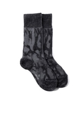 SMOKE PATTERN JACQUARD CHENILLE SOCKS