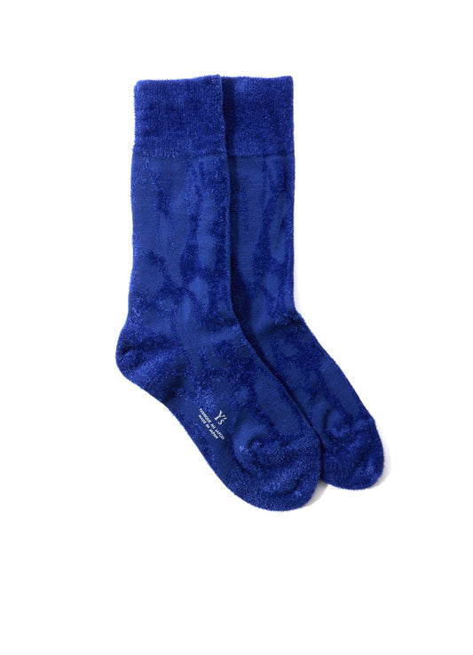 SMOKE PATTERN JACQUARD CHENILLE SOCKS