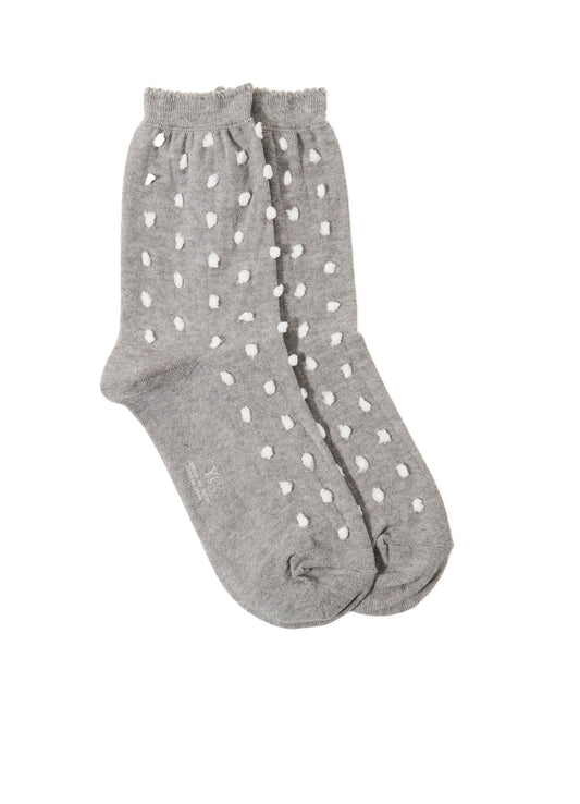 DOT JACQUARD SOCKS