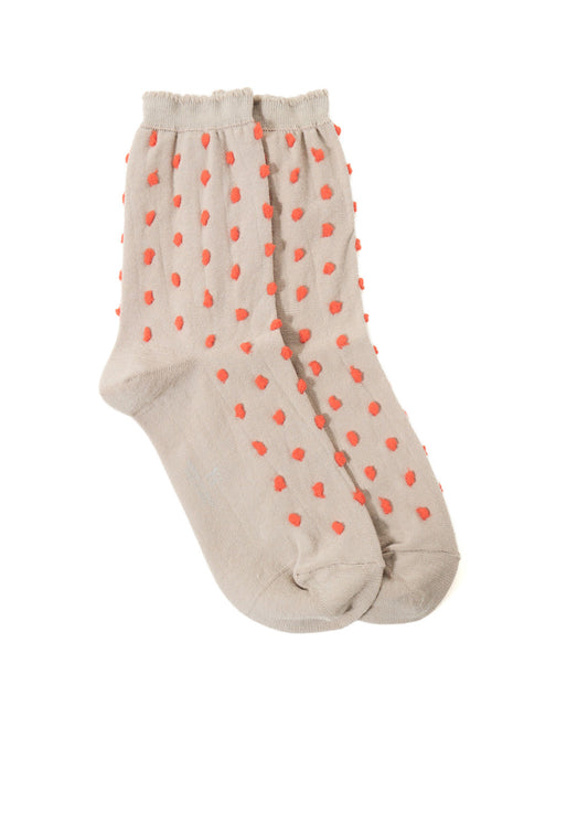 DOT JACQUARD SOCKS