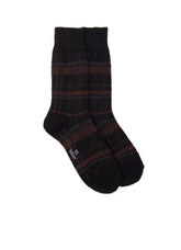 PLAID JACQUARD SOCKS
