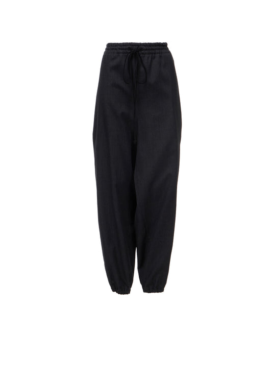 WOOL GABARDINE JOGGER PANTS